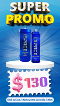 Total 2 Tanks - 1X 3.3L & 1X 0.95L Cream Chargers + Nozzles